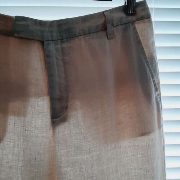 NOA NOA / Janet 100% Linen Straight Leg Regular Fit Dress Pants White Sz 6 - Picture 11 of 15